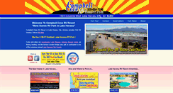 Desktop Screenshot of campbellcovervresort.com